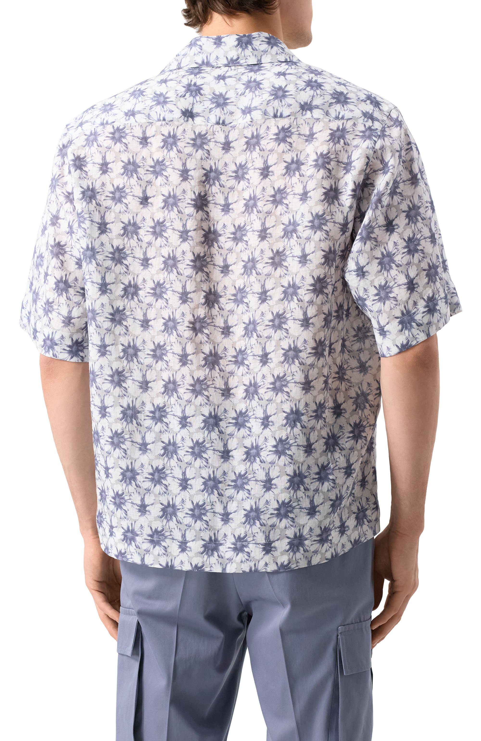 Льняная рубашка KITON, арт. UMC028H0924707, фото 4