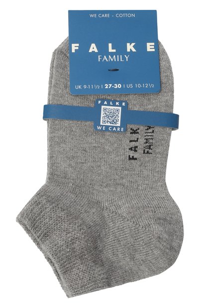 Хлопковые носки FALKE серого цвета по цене 1570 руб., арт. 12997, фото 1 Хлопковые носки FALKE, арт. 12997, фото 1