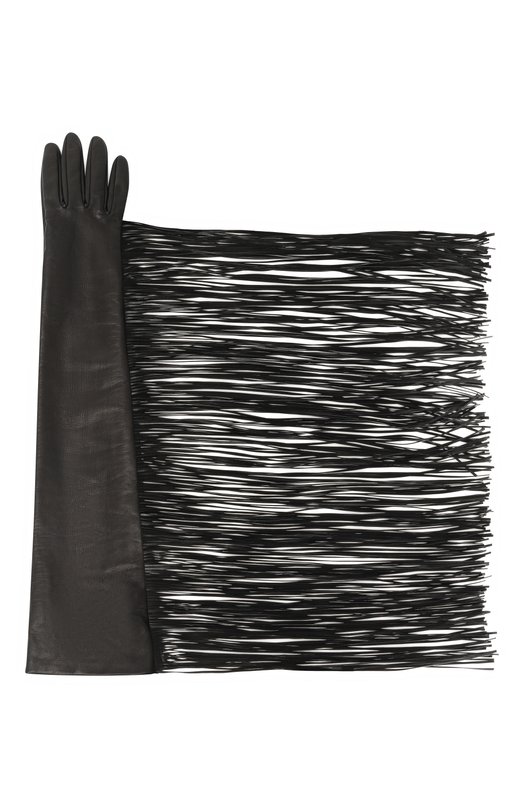 Кожаные перчатки Sportmax ANGEL1234 Чёрный ANGEL1234