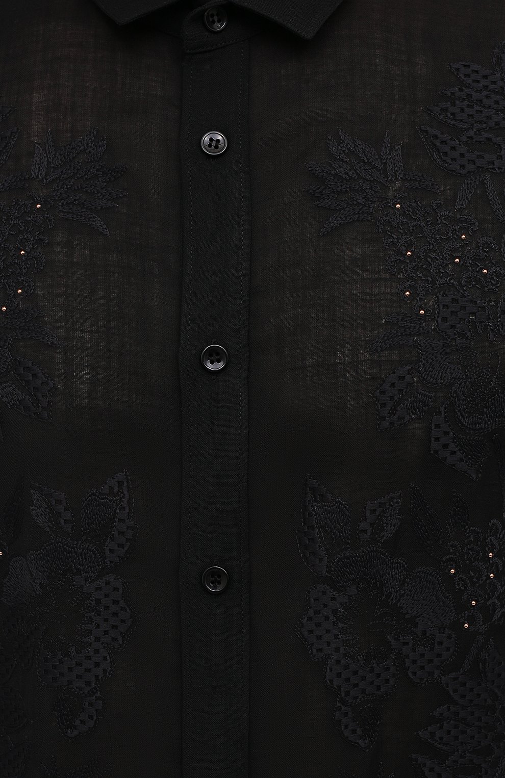 Шелковая рубашка SAINT LAURENT, арт. 644382/Y1C05, фото 5