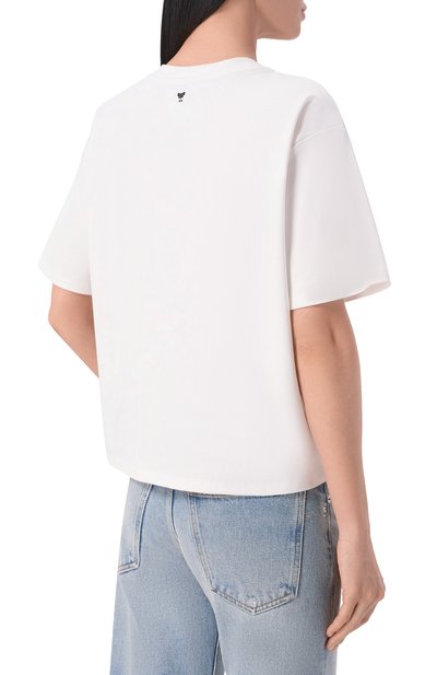 Хлопковая футболка WEEKEND MAX MARA, арт. WKDSABAT0, фото 4