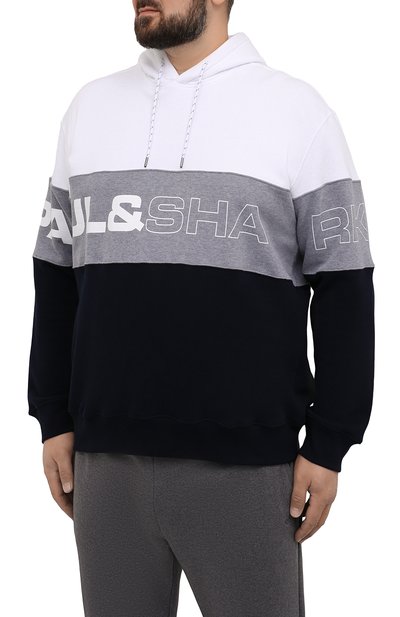 Хлопковое худи PAUL&SHARK, арт. 11311897/C00/3XL-6XL, фото 3