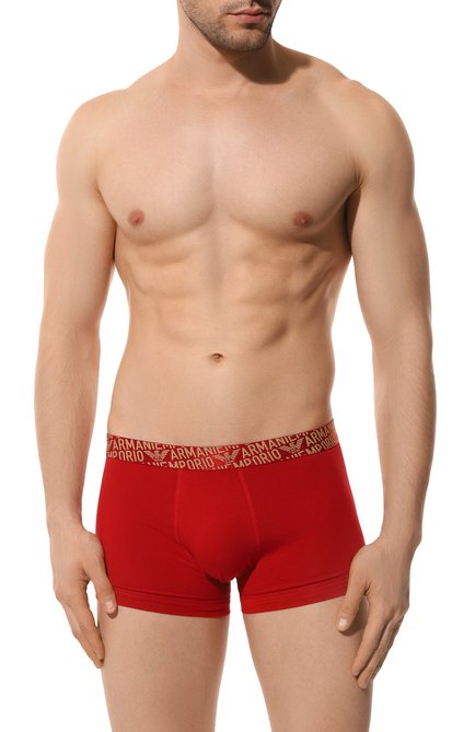 Мужские комплект из двух боксеров EMPORIO ARMANI разноцветного цвета, арт. 111210/4F598 | Фото 2 (Материал сплава: Проставлено; Нос: Не проставлено)