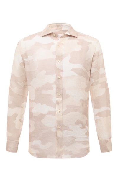 Мужская льняная рубашка 120% LINO, арт. 31ALIM1311/000G248/100