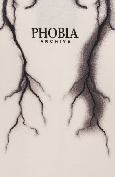 Хлопковая футболка PHOBIA ARCHIVE, арт. PHK00725, фото 3