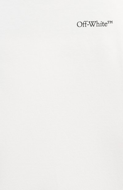 Хлопковая футболка OFF-WHITE, арт. 0BAA002F23JER001, фото 3