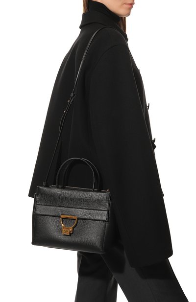 Сумка arlettis medium COCCINELLE черного цвета по цене 39900 руб., арт. E1 MD5 18 01 01, фото 2 Сумка arlettis medium COCCINELLE, арт. E1 MD5 18 01 01, фото 2