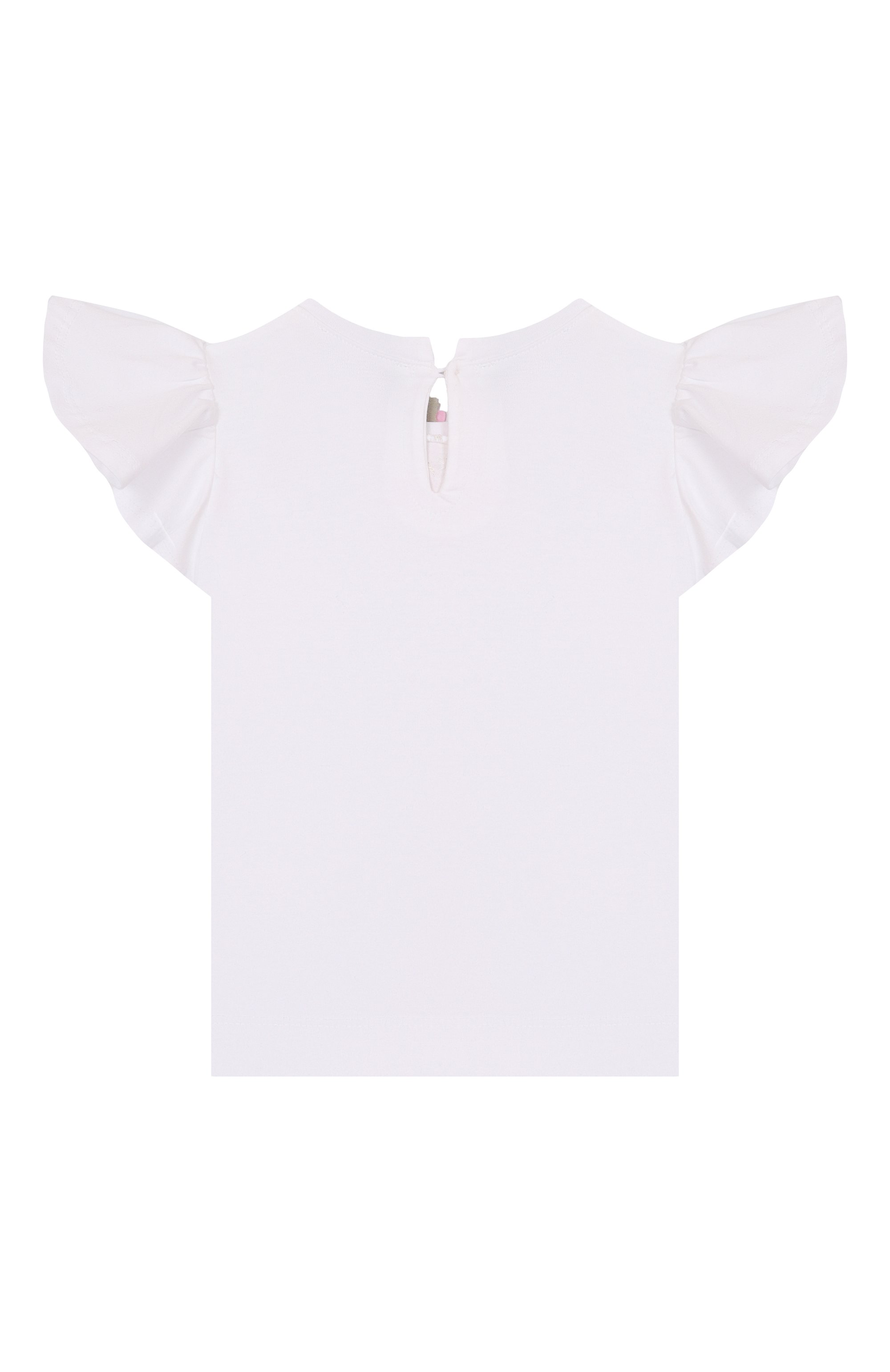 Хлопковая футболка MONNALISA, арт. 31E613, фото 2