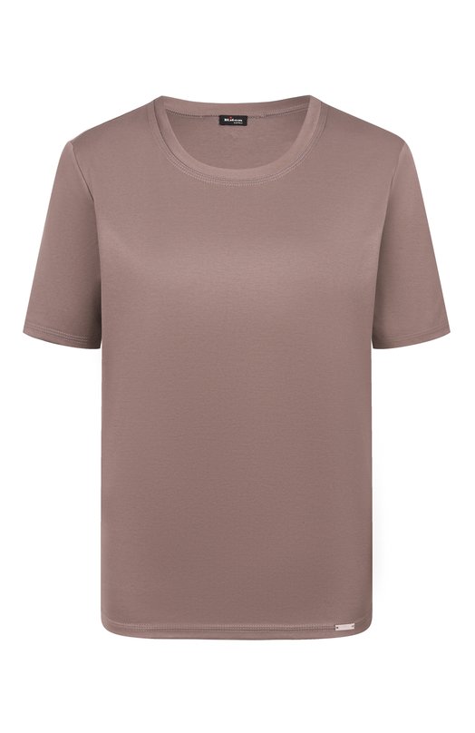 Хлопковая футболка Kiton D61449H0805126 Бежевый D61449H0805126