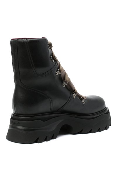 Кожаные ботинки equipment OFF-WHITE, арт. 0MIA184E20LEA0010600, фото 4