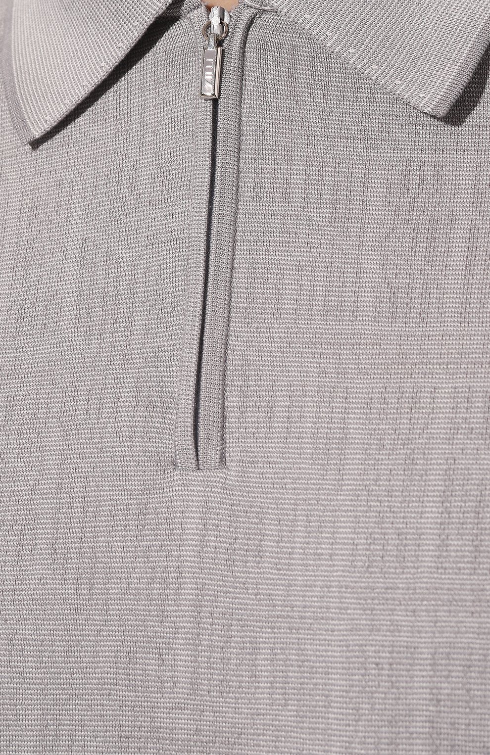 Поло из хлопка и шелка ZILLI, арт. MBZ-PZ112-REGI1/MC01, фото 5