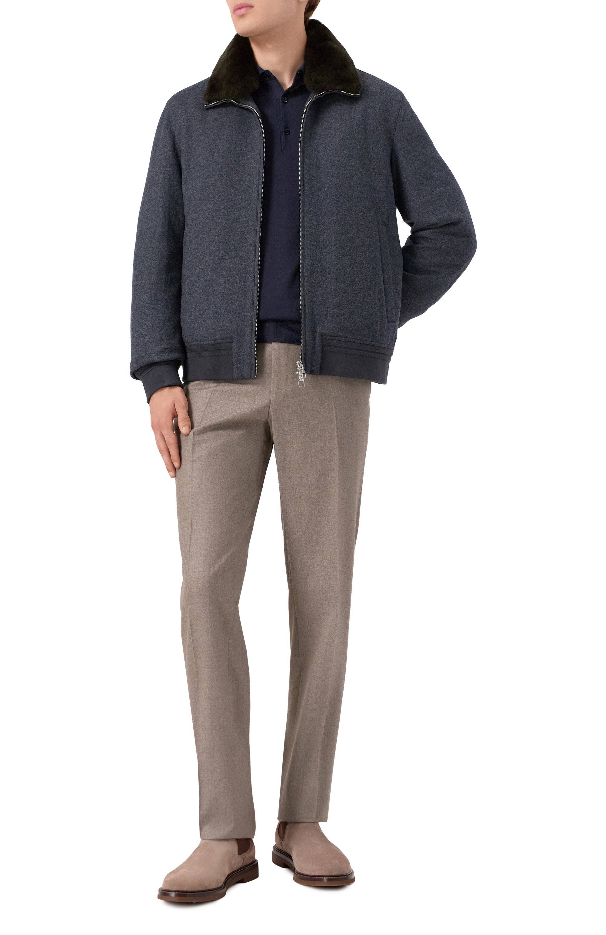 Замшевые челси BRUNELLO CUCINELLI, арт. MZUPEAE818, фото 2