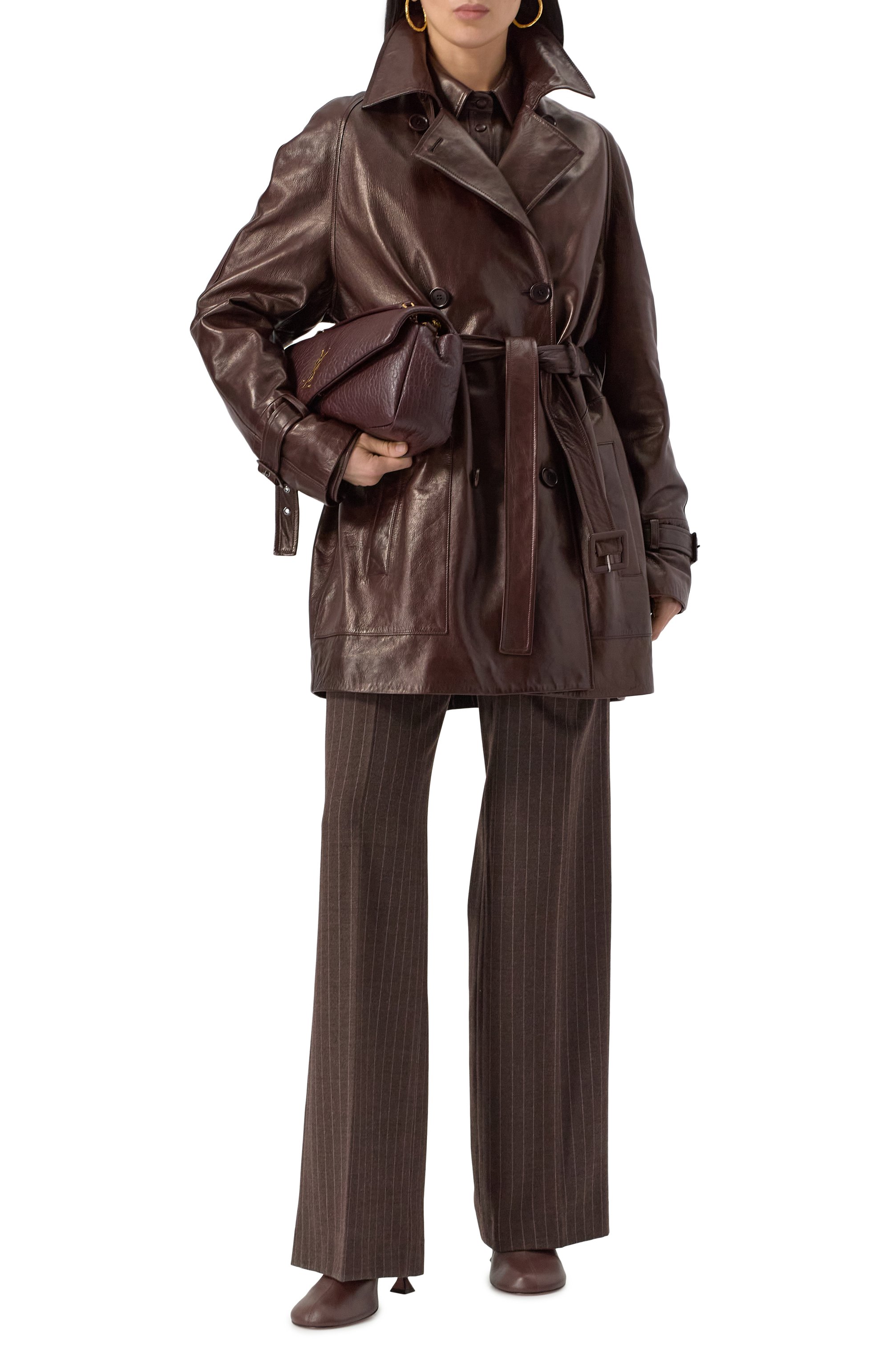 Кожаные ботильоны iris 95 AMINA MUADDI, арт. IRIS B00TIE/NAPPA, фото 2