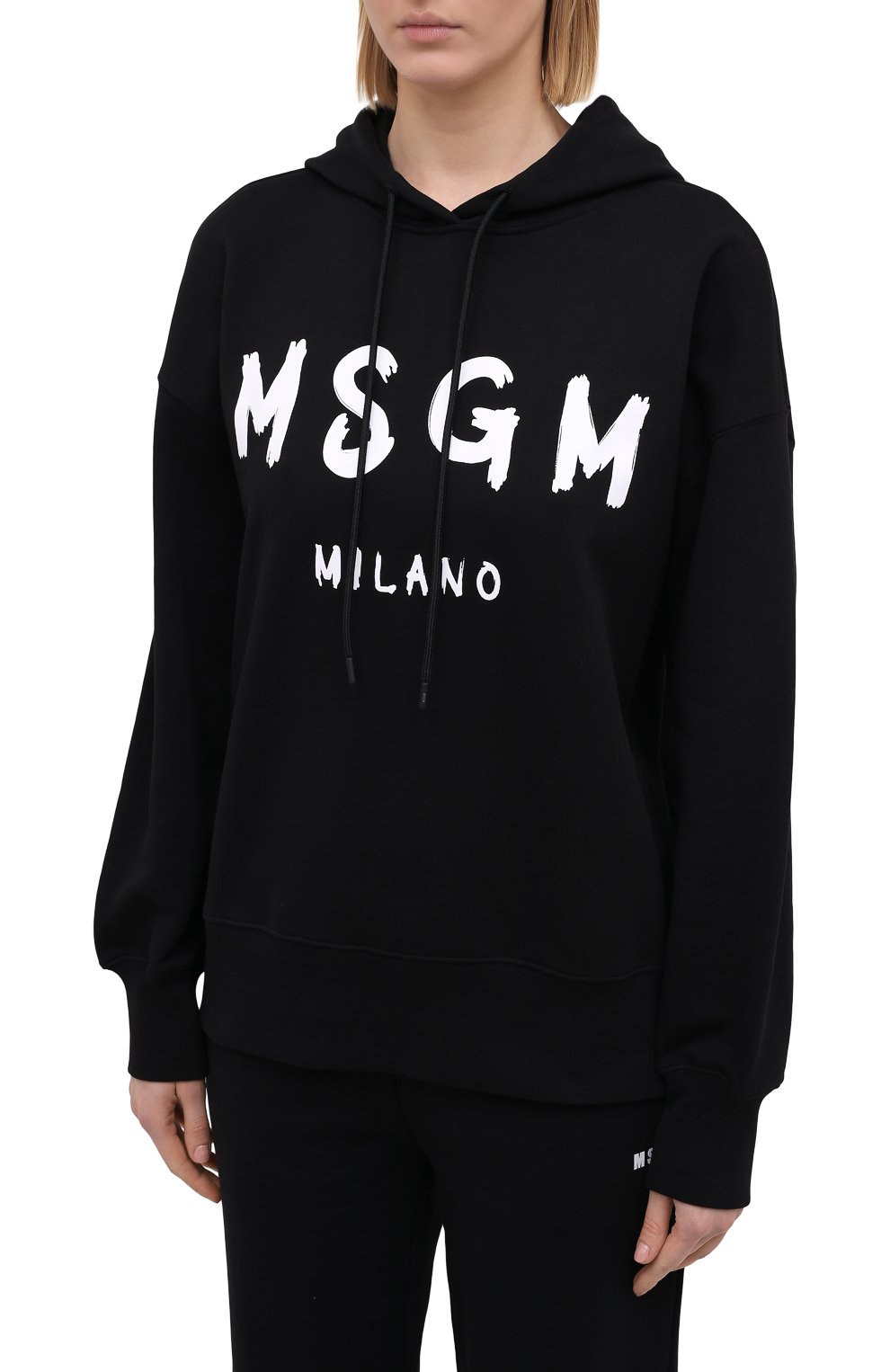 Хлопковое худи MSGM, арт. 3041MDM88 217299, фото 3