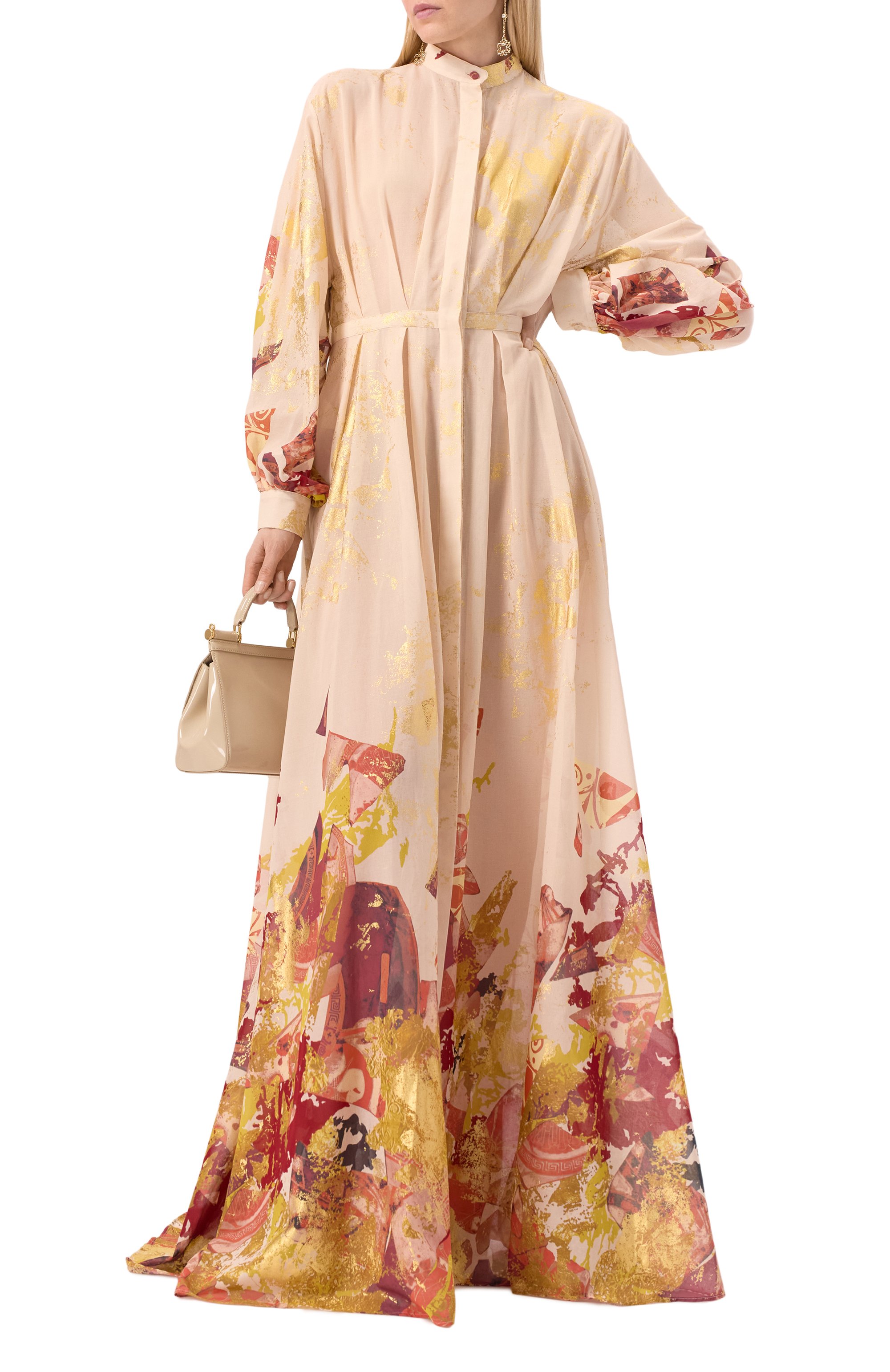 Хлопковое платье ZUHAIR MURAD, арт. RDR25361/PAC0001, фото 2