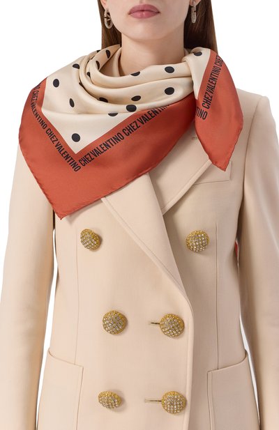 Шелковый платок VALENTINO, арт. 6W2EI114/JUY, фото 3