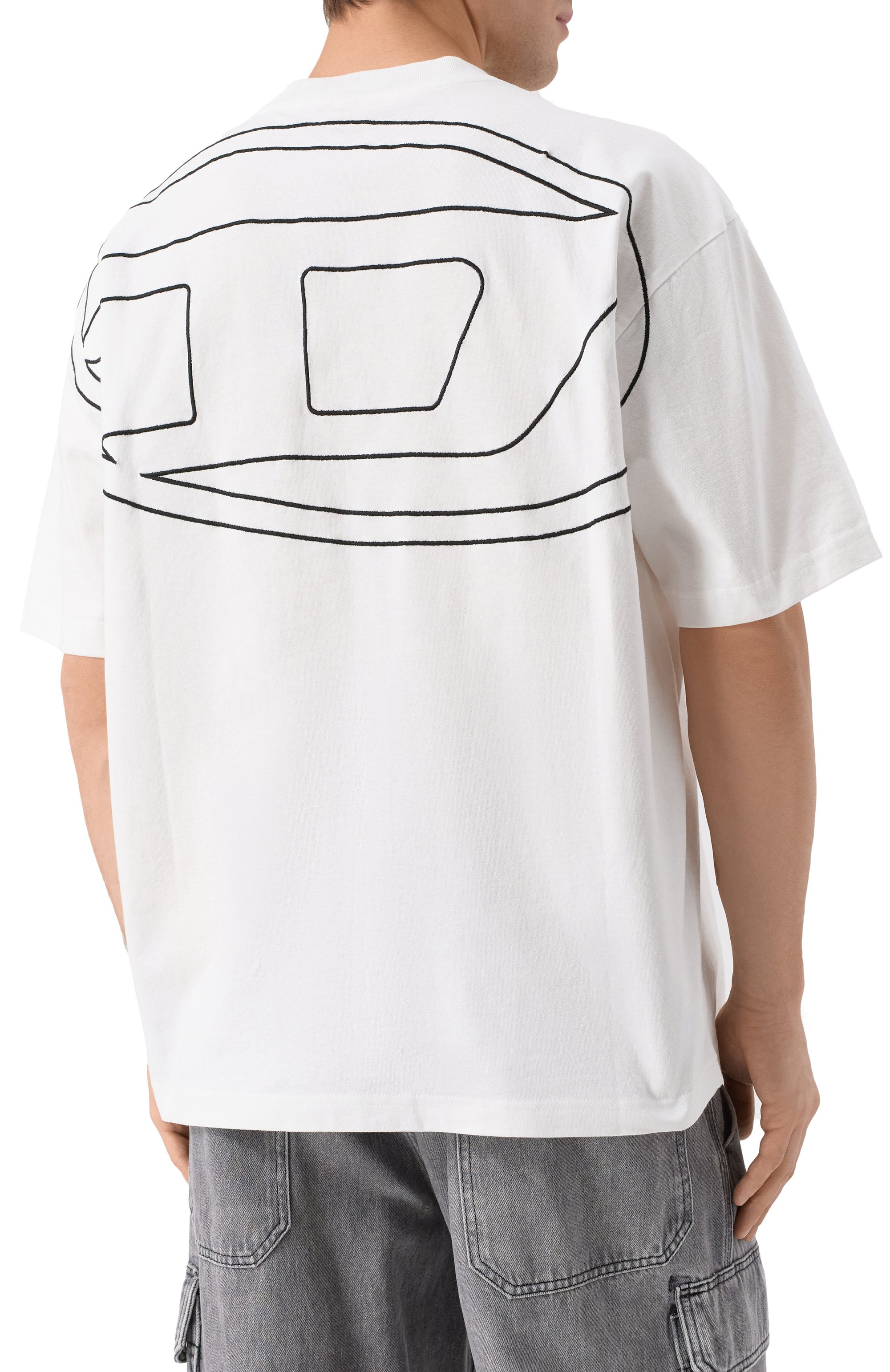 Хлопковая футболка DIESEL, арт. A11302/0HGAM, фото 4