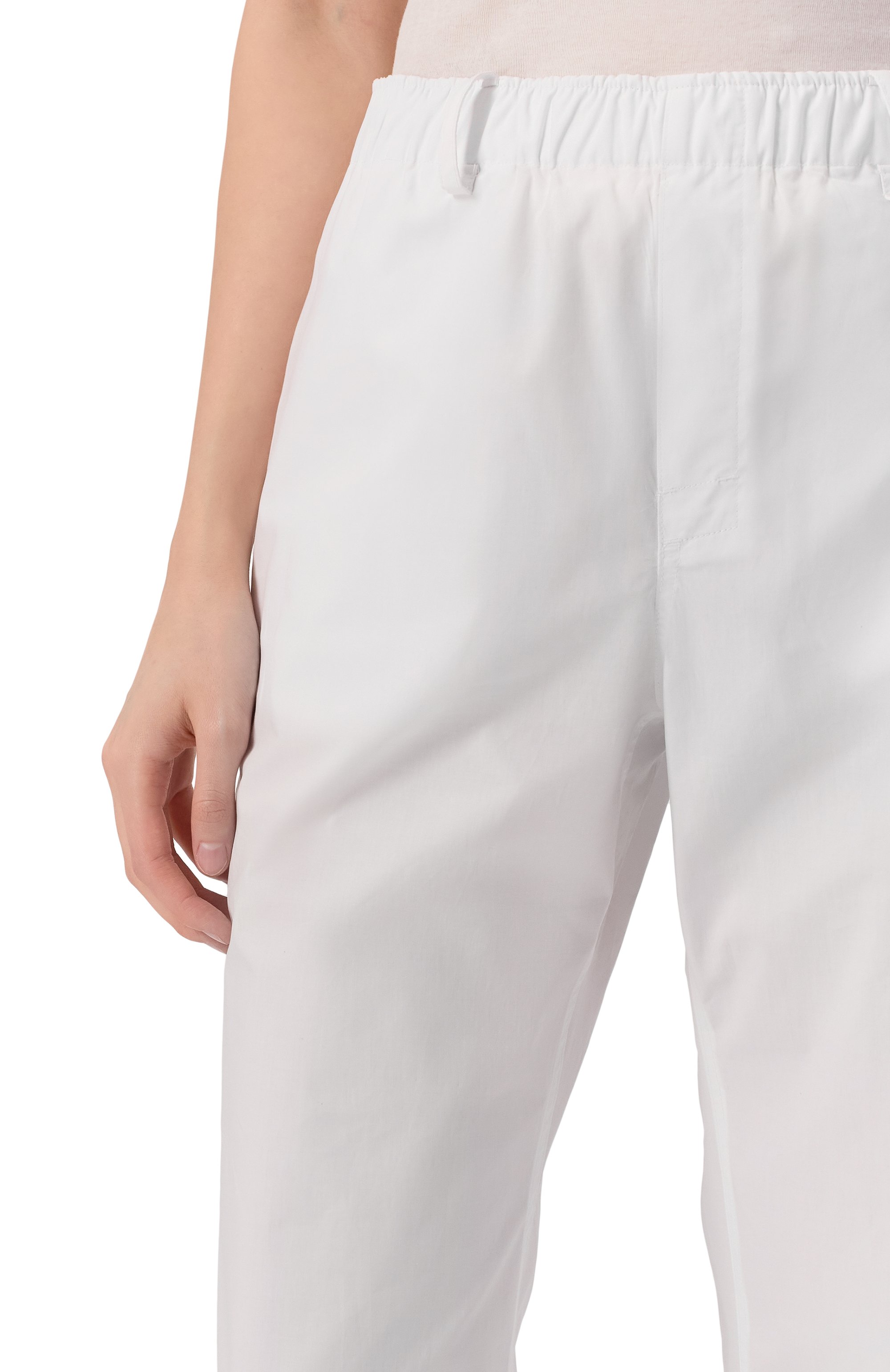 Хлопковые брюки N21 белого цвета по цене 39650 руб., арт. B041/0132, фото 5 Хлопковые брюки N21, арт. B041/0132, фото 5