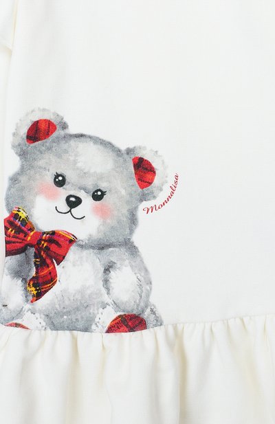 Хлопковое платье MONNALISA, арт. 394905P9, фото 3