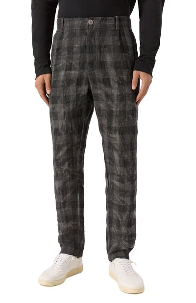 Льняные брюки TRANSIT, арт. CFUTRWI180EC, фото 3