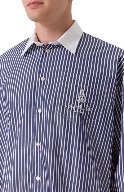 Хлопковая рубашка SPORTY AND RICH, арт. SI019602231ST02, фото 5