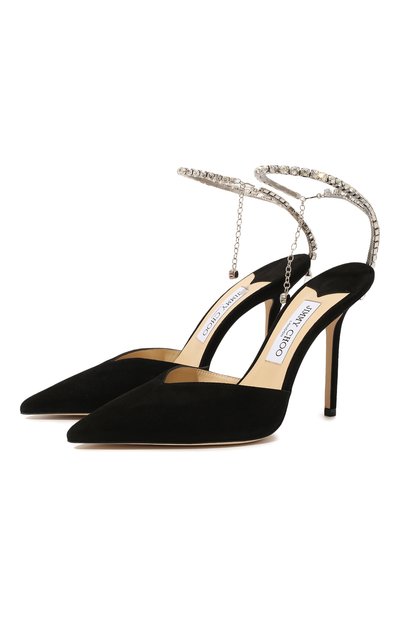 Замшевые туфли saeda 100 JIMMY CHOO, арт. SAEDA 100 EWA, фото 1