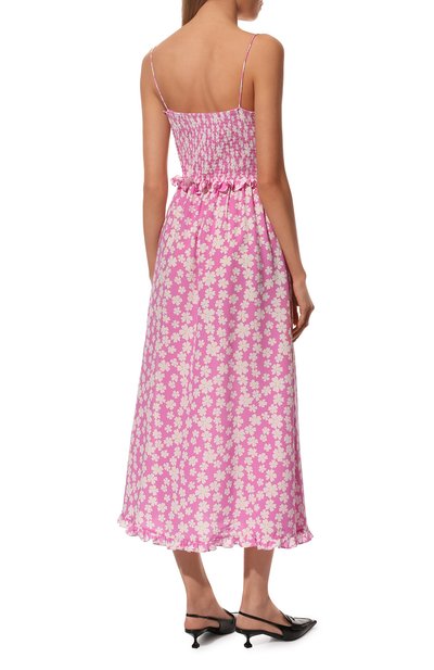 Шелковое платье MIU MIU, арт. MF4523-10MA-F0ODQ, фото 4