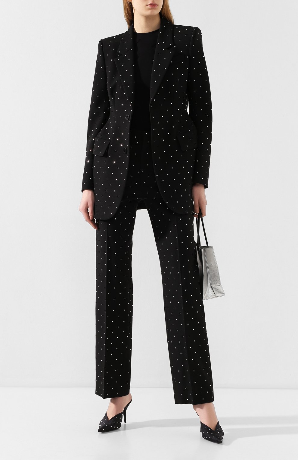 Шерстяные брюки BALENCIAGA, арт. 602437/TGT90, фото 2