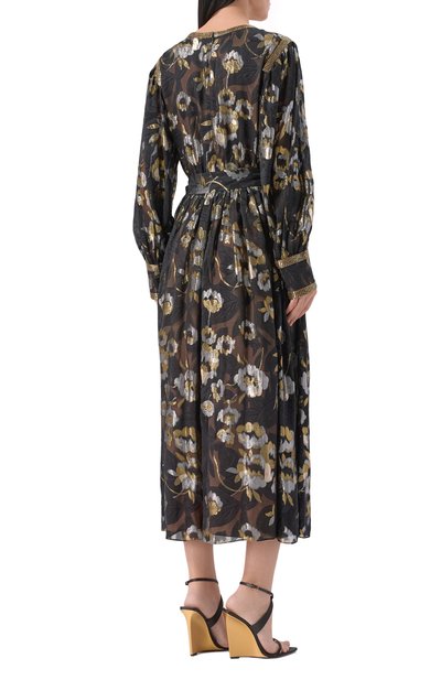 Шелковое платье VALENTINO, арт. 8B3VAJC0/A1B, фото 3