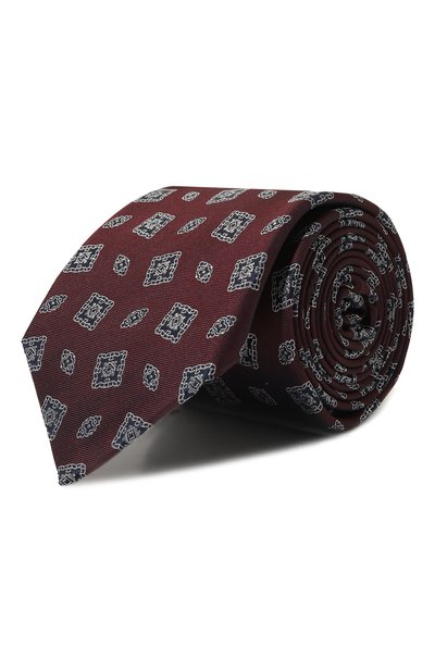 Мужской шелковый галстук CANALI, арт. 18/HJ03989