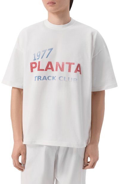 Хлопковая футболка PLANTA ROSA, арт. PR/T02/TRACK-CLUB/220VELVET, фото 4