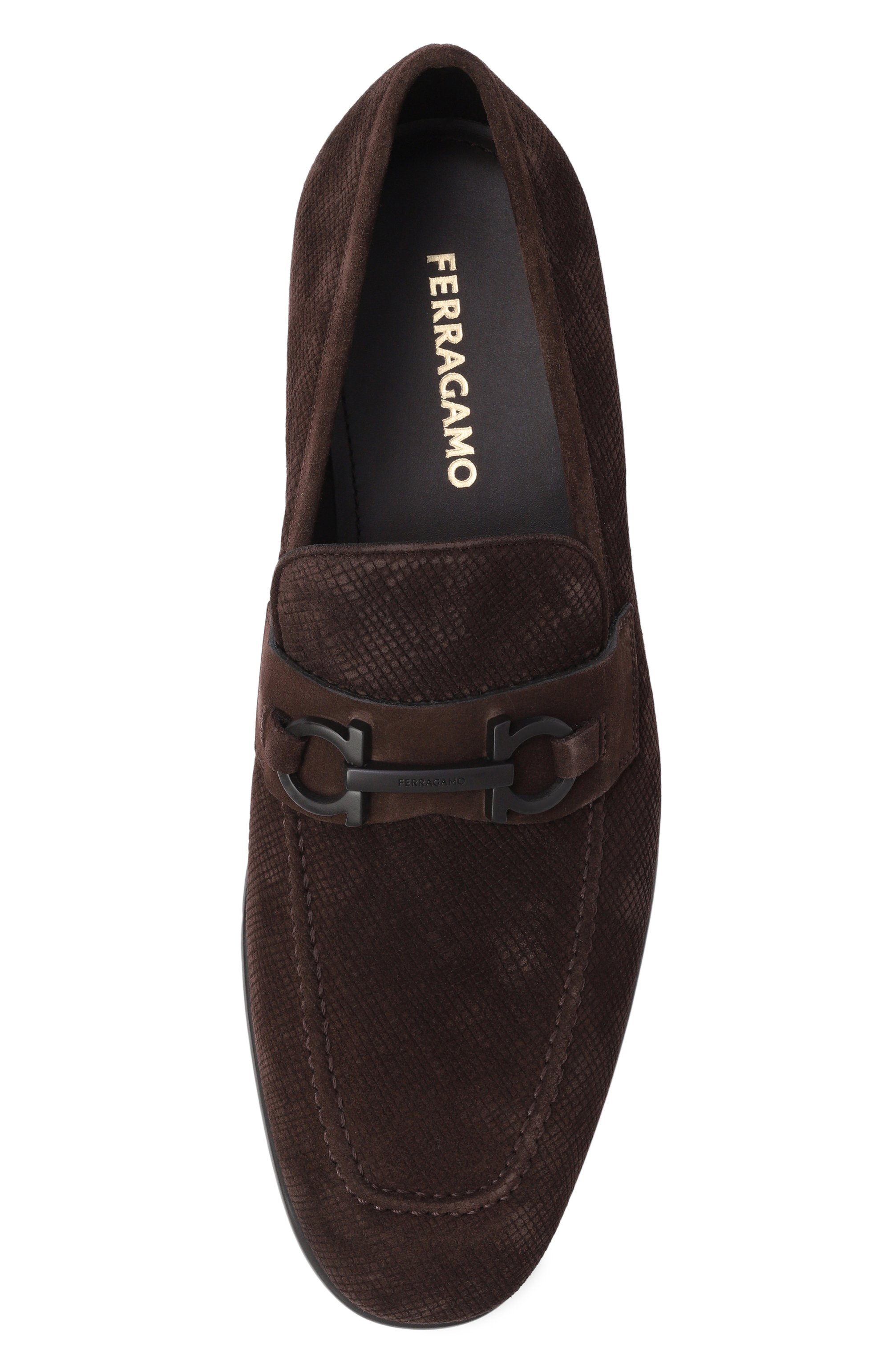 Замшевые лоферы FERRAGAMO, арт. 021669/789, фото 5