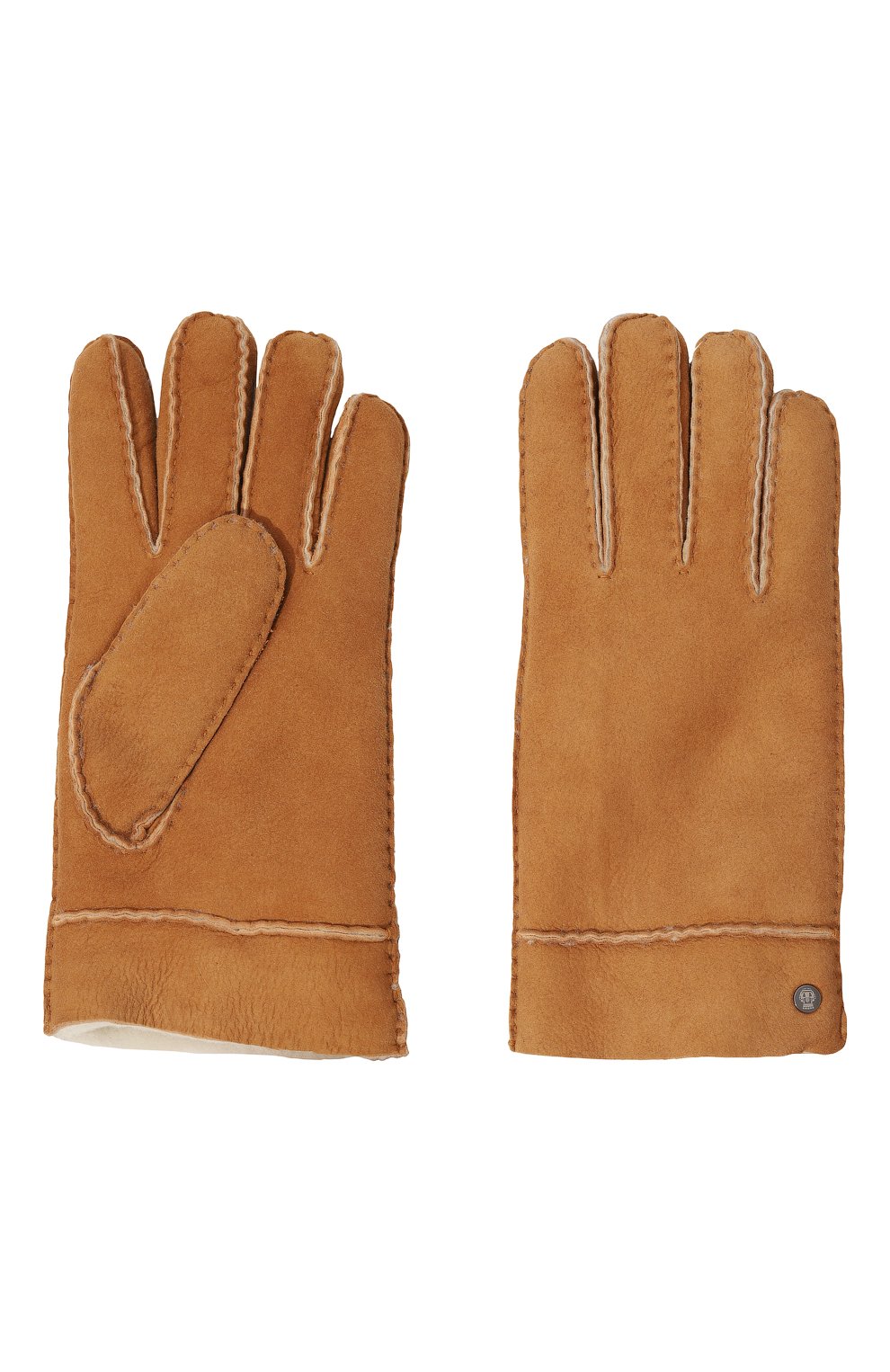 Замшевые перчатки ROECKL светло-коричневого цвета по цене 21200 руб., арт. 13013-880, фото 2 Замшевые перчатки ROECKL, арт. 13013-880, фото 2
