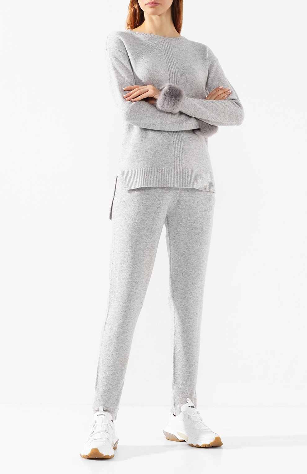 Брюки из смеси шерсти и кашемира MAX AND MOI, арт. H19JIMIBASIC, фото 2