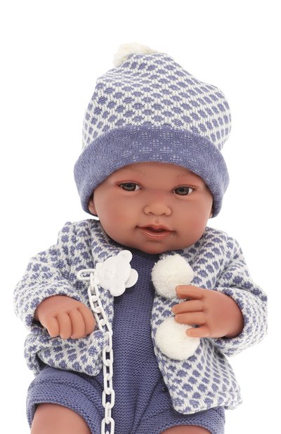 Кукла пупсик анжело ANTONIO JUAN синего цвета по цене 21130 руб., арт. 50035, фото 4 Кукла пупсик анжело ANTONIO JUAN, арт. 50035, фото 4