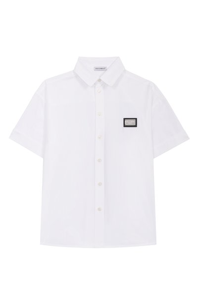 Хлопковая рубашка DOLCE & GABBANA, арт. L43S82/G7J3E