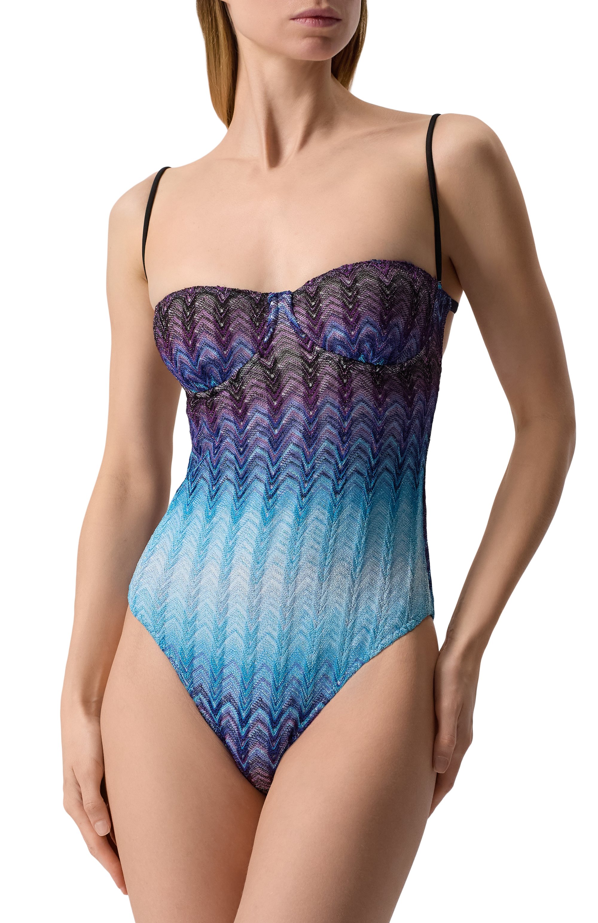 Слитный купальник из вискозы MISSONI, арт. MS25SP00/BR012U, фото 2