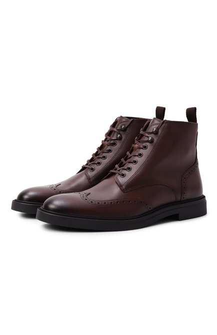 Мужские кожаные ботинки calev BOSS, арт. 50552551