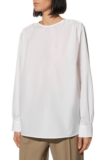 Хлопковая блузка MARNI, арт. CAMA0462A1/UTCZ56, фото 3