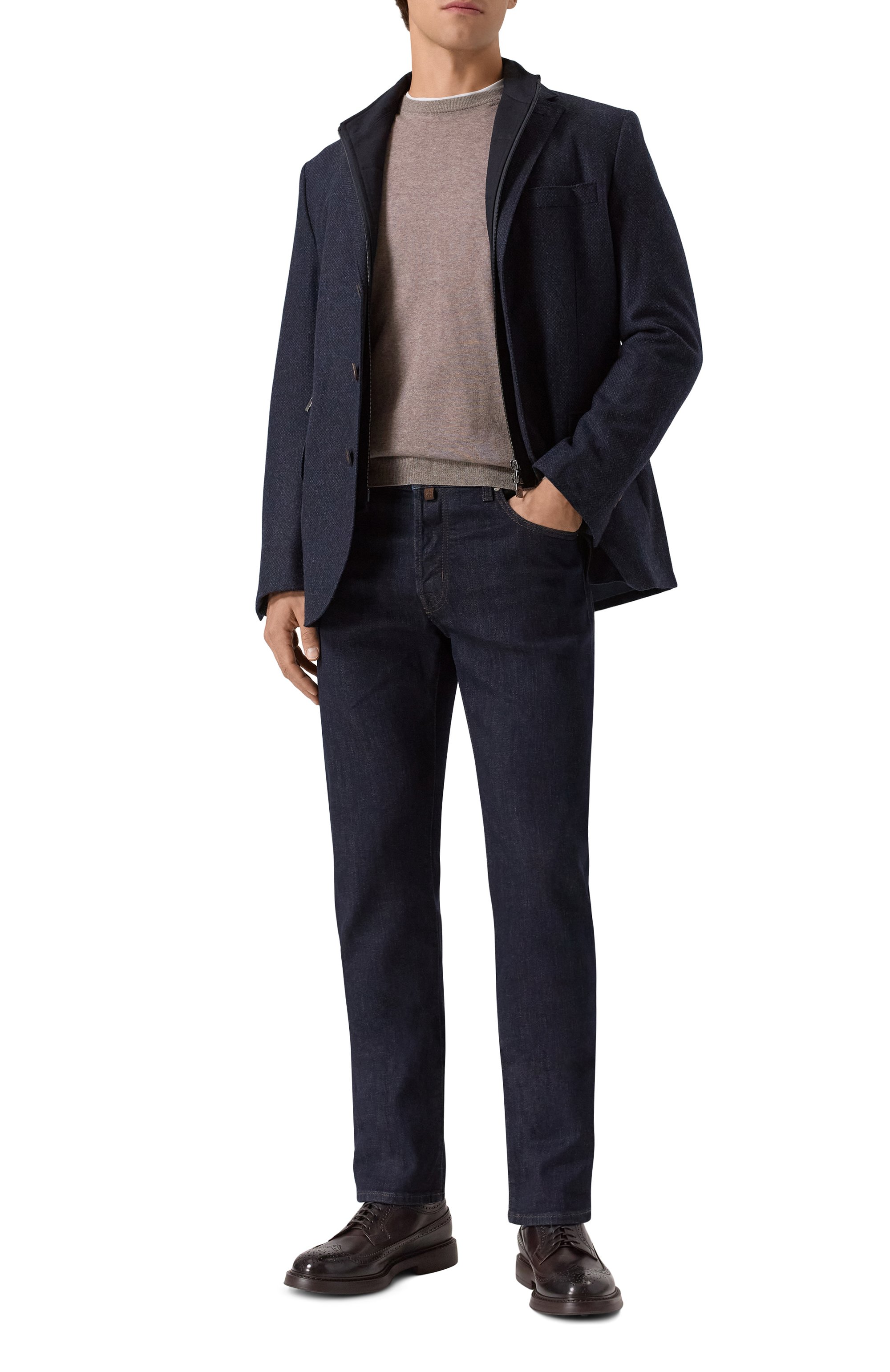 Кожаные дерби DOUCAL'S, арт. DU2523BRUXUF188T, фото 2