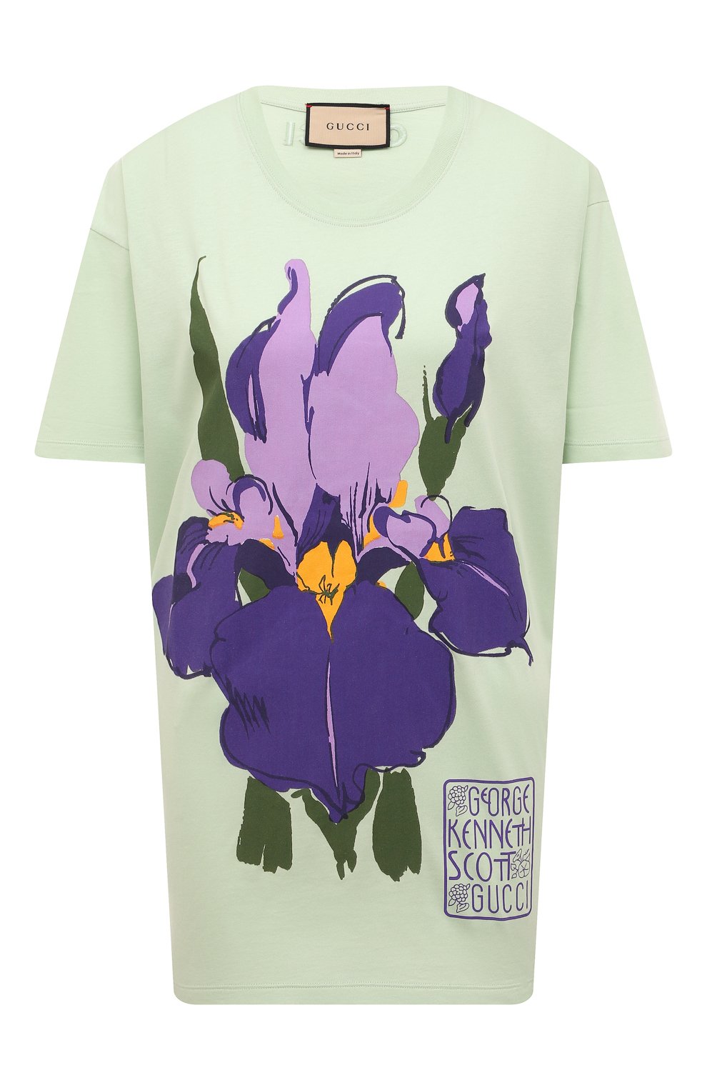 Хлопковая футболка gucci x ken scott GUCCI, арт. 615044 XJDBU, фото 1