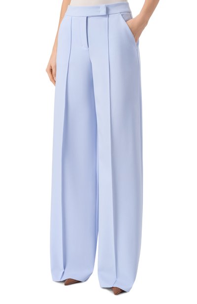 Брюки из вискозы DOROTHEE SCHUMACHER голубого цвета по цене 43750 руб., арт. 448013, фото 3 Брюки из вискозы DOROTHEE SCHUMACHER, арт. 448013, фото 3