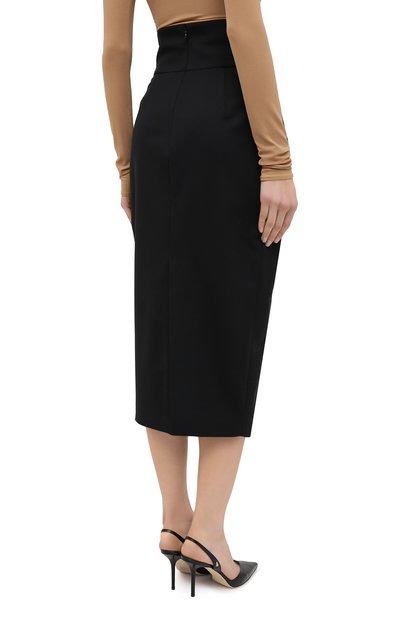 Шерстяная юбка ALEXANDRE VAUTHIER черного цвета по цене 78700 руб., арт. 203SK1305 1301-203, фото 5 Шерстяная юбка ALEXANDRE VAUTHIER, арт. 203SK1305 1301-203, фото 5