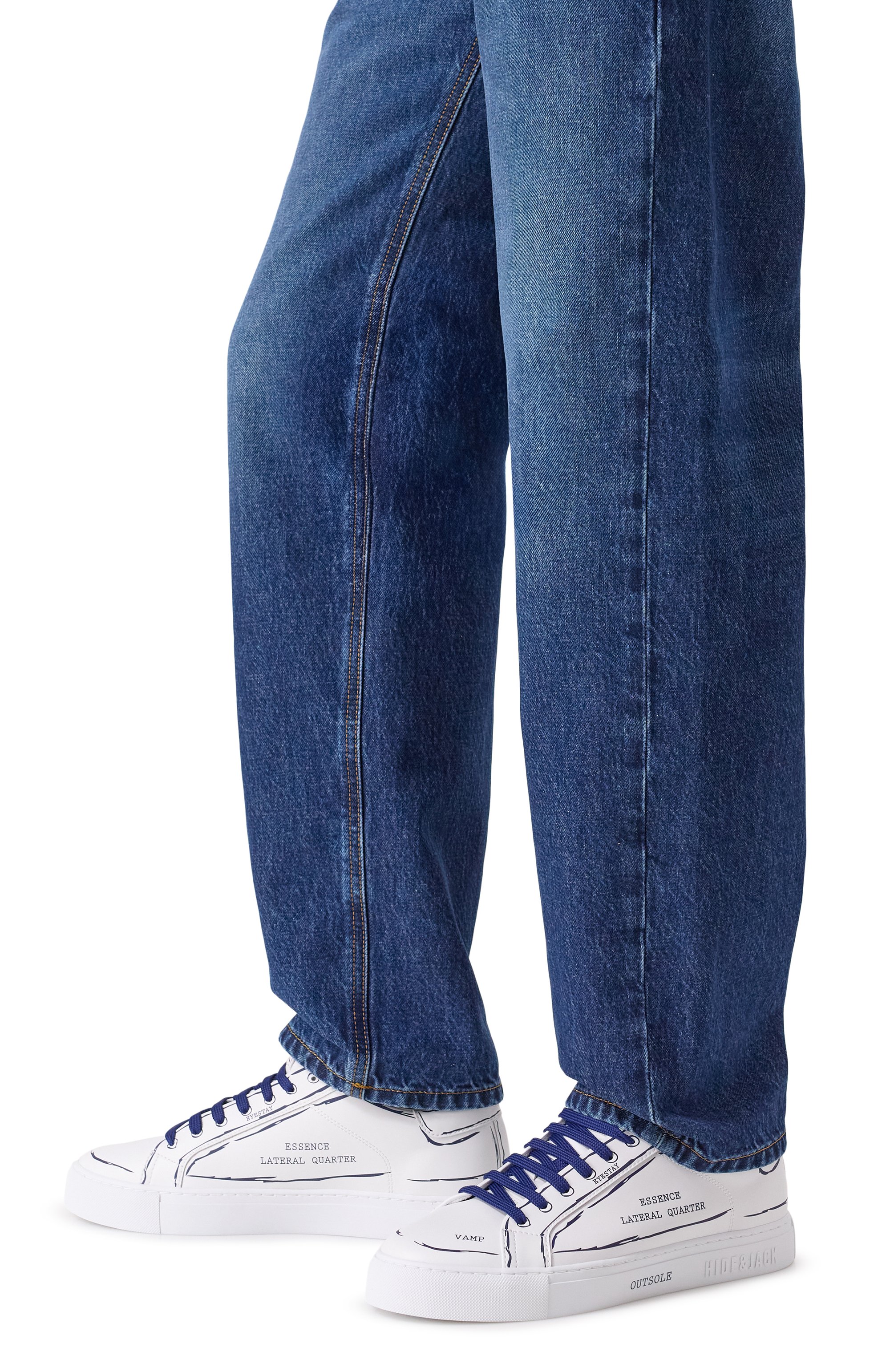 Кожаные кеды essence HIDE AND JACK, арт. ESERLACSWHT, фото 3