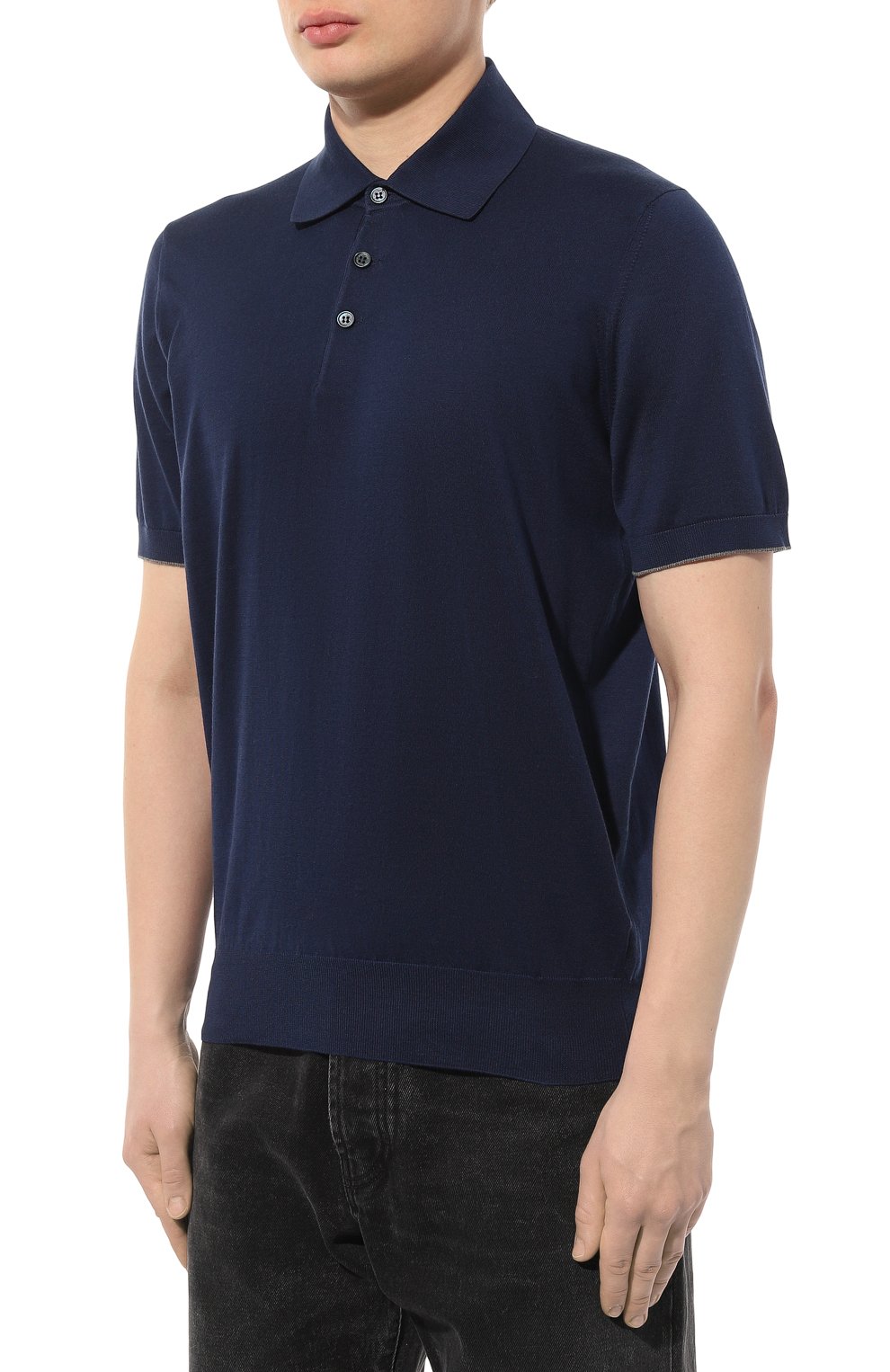 Хлопковое поло BRUNELLO CUCINELLI, арт. M29800125, фото 3