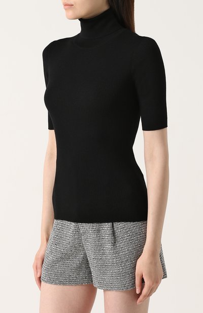 Облегающая водолазка с укороченным рукавом THEORY, арт. F0711724, фото 3