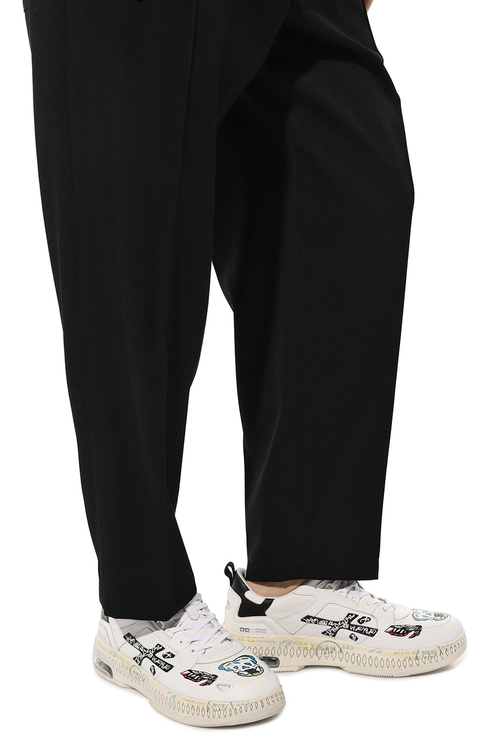 Кожаные кроссовки drake PREMIATA, арт. DRAKE/VAR318, фото 3