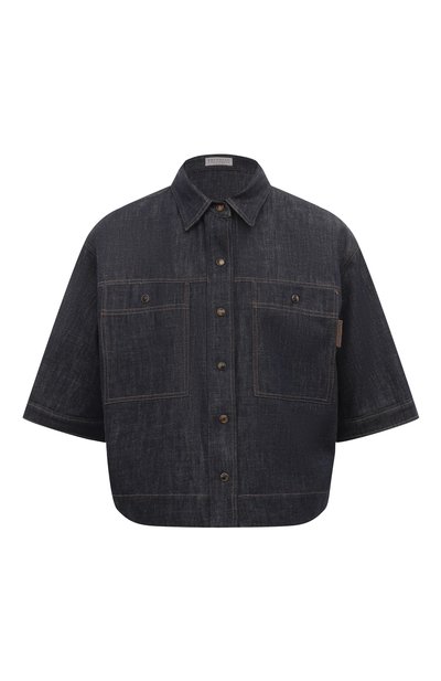Женская джинсовая рубашка BRUNELLO CUCINELLI, арт. M0F28MH636