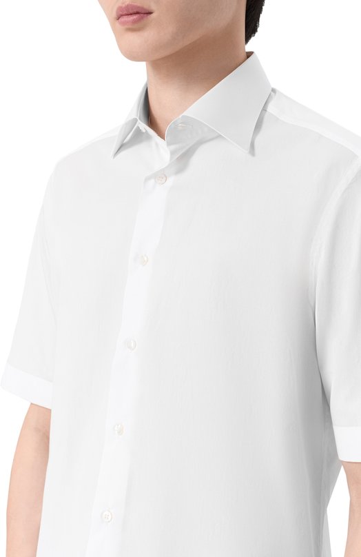 Хлопковая рубашка Stefano Ricci MC008276/BN1750 Белый  MC008276/BN1750 Фото 5