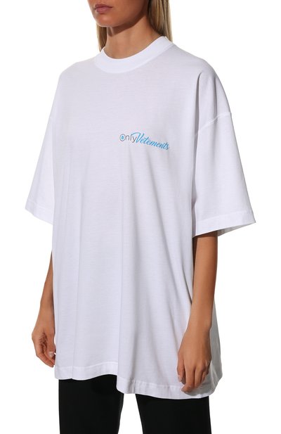 Хлопковая футболка VETEMENTS, арт. UA53TR160W 1611/W, фото 3